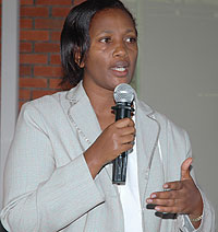 BRIEFED MEDIA: Jeanne du2019Arc Gakuba. (File photo)