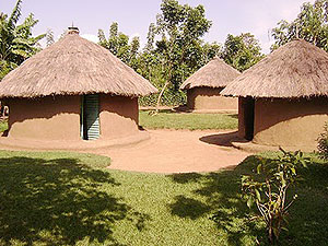 Grass thatched houses in Rwanda will be replaced permanent houses, with iron sheet roofing