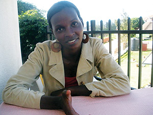 Alice Muhimpundu, Head of Hope Family. (Photo by Gloria A.I.)
