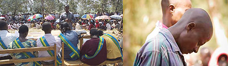 L-R : The Gacaca Court system has fostered unity and reconciliation among Rwandans ; Through the Gacaca system justice was realised in Rwandau2019s society.