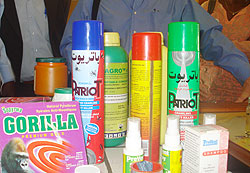 Some of the pyrethrum products that are exported by SOPYRWA. (File Photo)