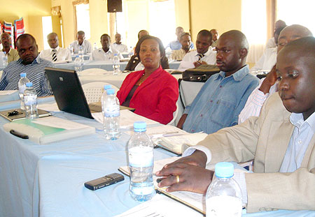 Participants in the evaluation planning meeting. (Photo: P. Ntambara)