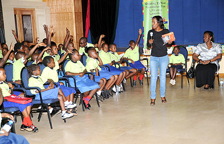 They children recieved books as prizes
