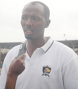 CONFIDENT; APR assistant coach Eric Nshimiyimana believes the club is in a good position of retaining the league title. (File Photo)