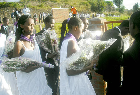 Scores of students attended the walk in memory of the Victims of the 1994 Genocide against Tutsi. (photo / S. Nkurunziza)
