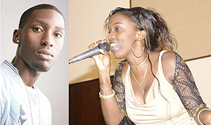 L-R : Michael Ross ; Miss JoJo