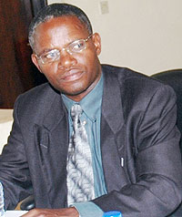  HOST Apollinaire Mupiganyi (File photo)