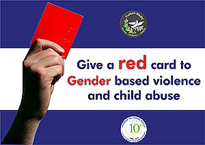 A Police poster  outlining the aims of GBV week.