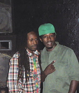 Alpha Rwirangira(R) was among the performers.