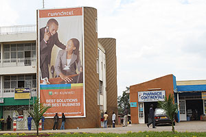 A Rwandatel billboard at Remera (File Photo)