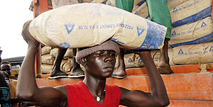 Some of the imported cement that has caused worry among EAC manufacturers (Internet Photo)