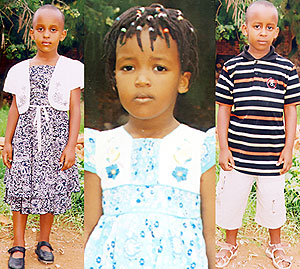 L-R : Tieche Benilde Muberarugo ; Ange Belise Giraso ; Morgan Sage Mudakemwa.