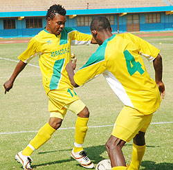 Jean Lomami (L) is expected to lead Atracou2019s attack this afternoon. (File Photo)