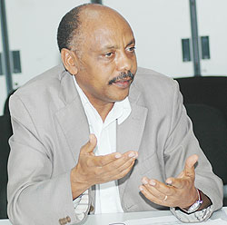Dr. Thu00e9ogene Rutagwenda, the Director General of Rwanda Animal Resource Development Authority