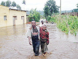 The natural disasters have led to displacement of dozens in Musanze district. (Photo: B. Mukombozi)
