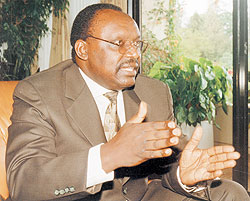 Francois Kanimba, the Central Bank Governor.