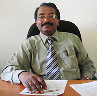  Dr Jose Mathai, the NUR Director of Postgraduate studies (Photo: P. Ntambara)