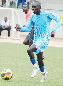 Rayonu2019s Abdul Uwimana is a doubt for todayu2019s game. (File Photo)