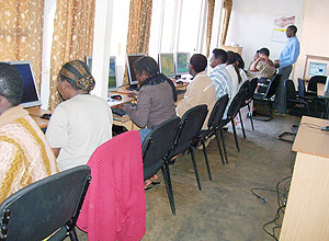 The  IT course will improve business skills among the  Women. (Photo: A. Gahene)