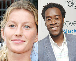 L-R : TO GRACE EVENT; Gisele Bundchen ; TO PARTICIPATE; Actor Don Cheadle