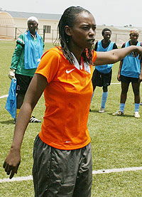 AS Kigali Coach Grace Nyinawumuntu is on the verge of lifting her second league title