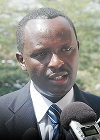 SOUGHT AN APOLOGY; Martin Ngoga (File photo)