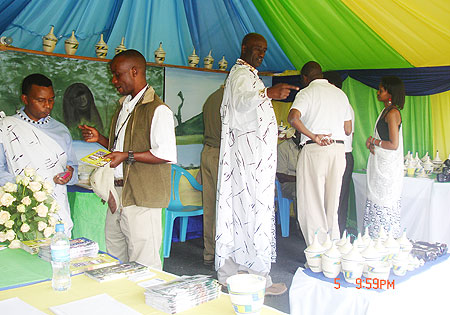 The Rwandan stand at the Karibu Tourism Fair which ended yesterday at the Magereza grounds in Arusha, Tanzania (Courtsey Photo)