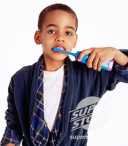 Brushing teeth regularly keeps them healthy