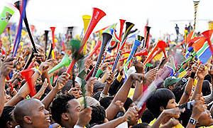 Spectators have given a new African buzz to the FIFA World Cup games.