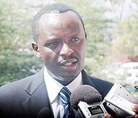 CRITICIZED; Martin Ngoga (File photo)