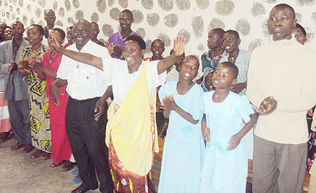 Part of the session that brought various families together for dialogue. 