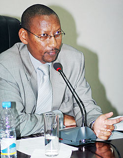John Rwangobwa, the Finance Minister.