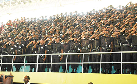 The National Police will be marking 10 years of existence today (Photo; F. Goodman)