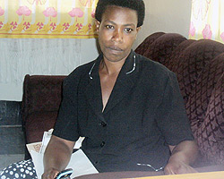 Mukandahunga Valu00e9rie. (Photo: B. Mukombozi)