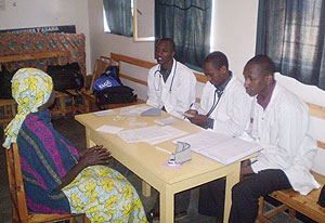 Several patients received free treatment. (Photo: F. Ntawukuriryayo)