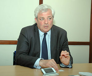 Stephen Ou001aBrien -UKu001as new International Development Minister (Photo / F. Goodman)