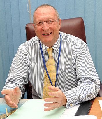 Mr.Steve Casey, The  Managing Director of Fina Bank Rwanda 