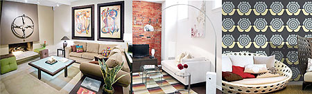 L-R : Carpets go a long way to enhance coziness and can transform a space instantly ; Carpets go a long way to enhance coziness and can transform a space instantly ; Carpets go a long way to enhance coziness and can transform a space instantly.