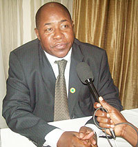 Peter Kiguta, the EAC Director of Customs (Photo G Muramira)