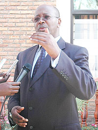 Minister of Local Government, James Musoni (Photo; F. Goodman)