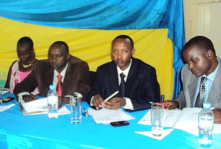 A cross section of Muhanga District Council attending the budget presentation session (Photo; D. Sabiiti)