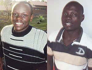 L-R : Dieudonne Irankunda ; Emmanuel Manirakiza