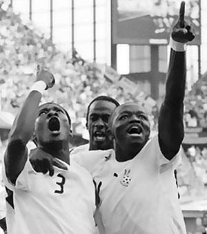 Ghana is the only African team to reach the quarter finals