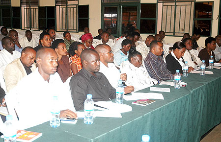 A cross section of participants attending the SSFR seminar yesterday  (Photo / F. Goodman)