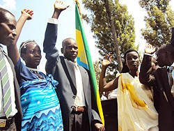 A cross section of couples taking marriage vows in Mugina. (Photo; B. Kwizera)