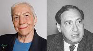 L-R : Madame Maria Pia Fanfani ; Dr Jean Gol.