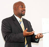 REVEALED: Nkubito Bakuramutsa, addressing school heads recently (File photo)