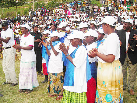 Musanze RPF members  at a past general assembly. (File photo)