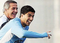 Tabarez is expected to unleash his star striker Suarez as Uruguay chase for third place at the 2010 World Cup.