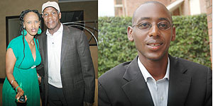 Jolie Murenzi and Danny Glover, a Hollywood movie star during last yearu2019s film festival in Kigali ; Pierre L. Kayitana, the Director of Rwanda Cinema Centre Rwanda Film Festival Event.